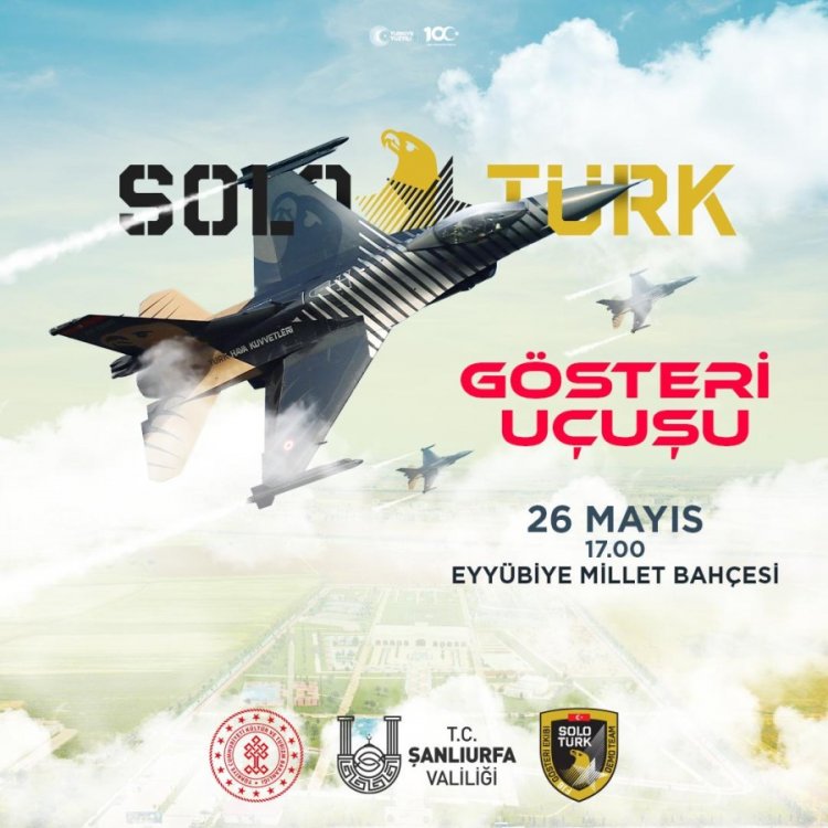 SOLOTÜRK hafta sonu Şanlıurfa’da