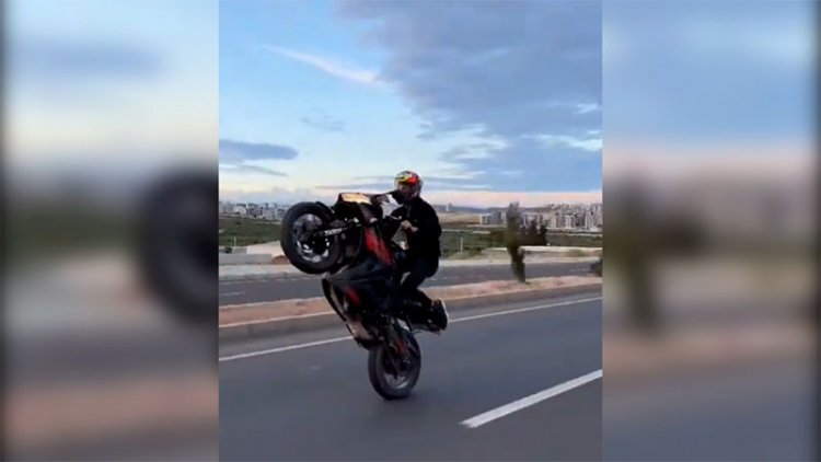 Şanlıurfa'da akrobasi hareketleri trafiği tehlikeye attı: Motosiklete para cezası