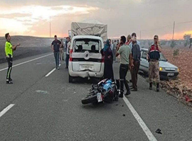 Şanlıurfa’da 5 aracın karıştığı zincirleme kaza, 5 yaralı