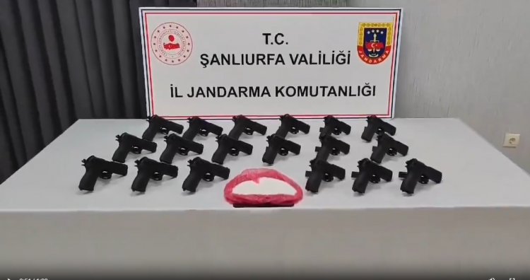 Viranşehir’de çok sayıda silah ve uyuşturucu ele geçirildi, 2 gözaltı