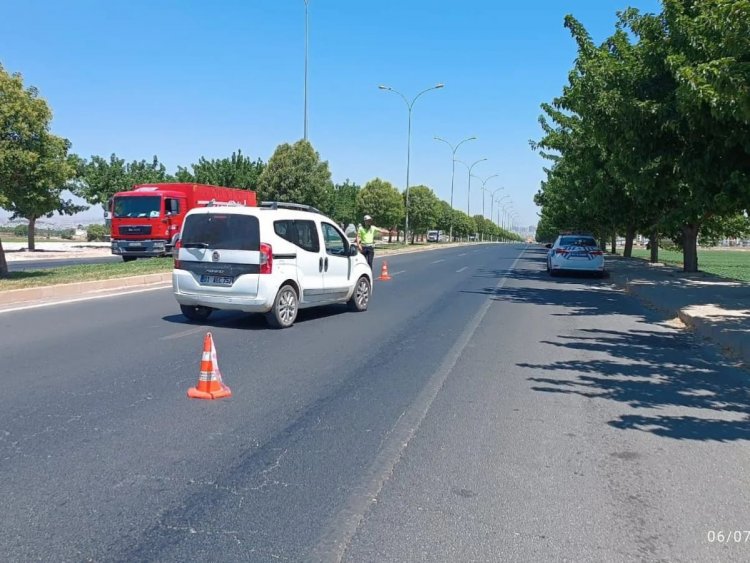 Şanlıurfa’da radarla hız denetimleri sürüyor