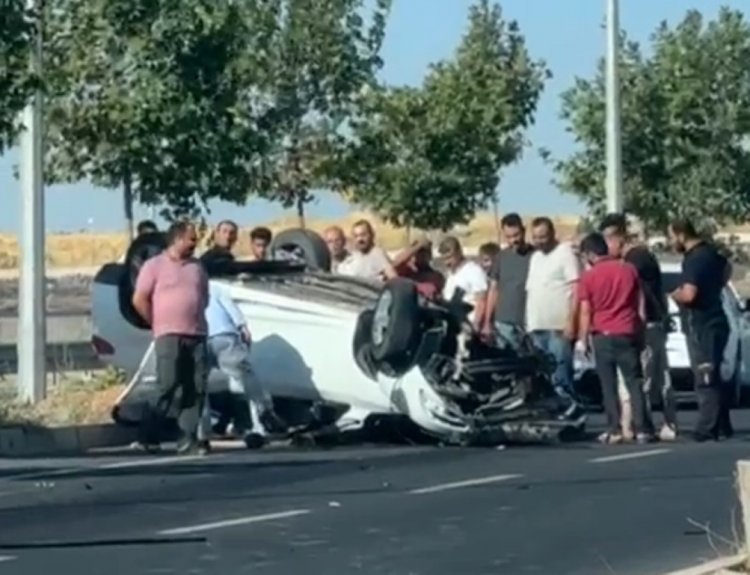 Şanlıurfa’da otomobil takla attı, 1 yaralı