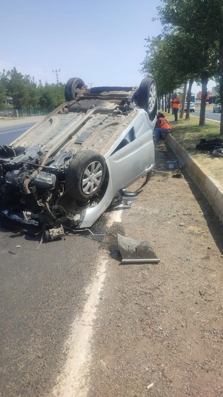 Siverek’te trafik kazası, 1 yaralı